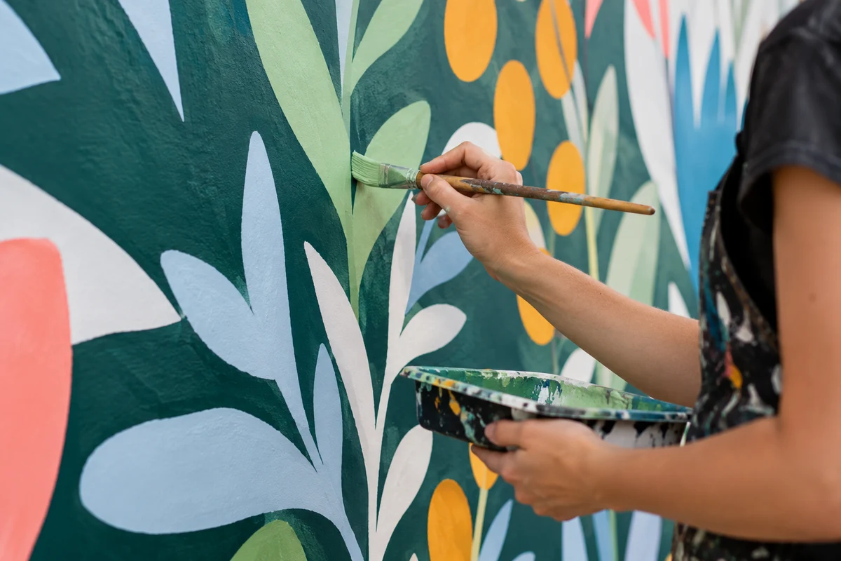 Village Green Court Murals Complete.